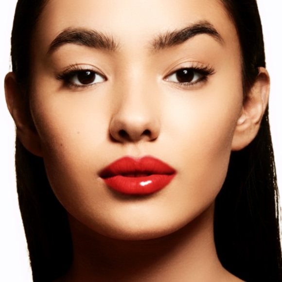 M.A.C. LUSTREGLASS SHEER-SHINE LIPSTICK Sexy Lustre glass lip flustered 557 NWT - Picture 9 of 15